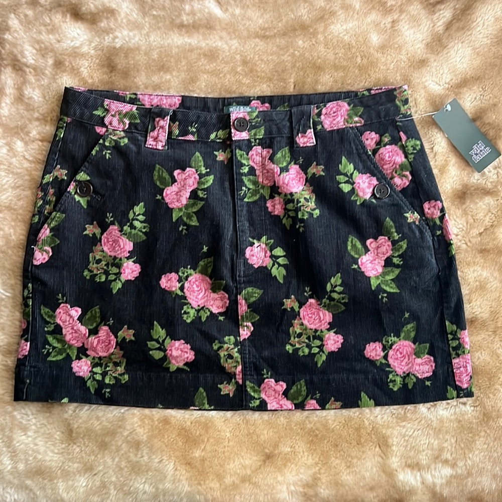 Wild Fable Corduroy high-rise rose skirt
